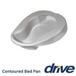 Drive Medical Contoured Bed Pan, Gray