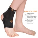 Copper 88 Ankle Sleeve, Black, M/M, L/G