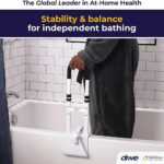 Adjustable Height Bathtub Grab Bar Safety Rail